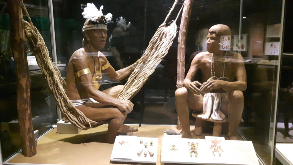Rappresentazione nel museo dell'oro precolombiano